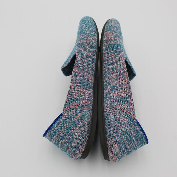 Rothys The Flat Womens Size 12 Blue Knit Slip On Ballet Comfort Shoe Limited - Picture 6 of 8